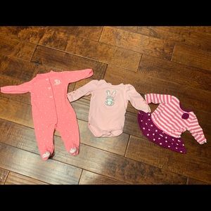 3-6mo Girls Easter Lot Bundle